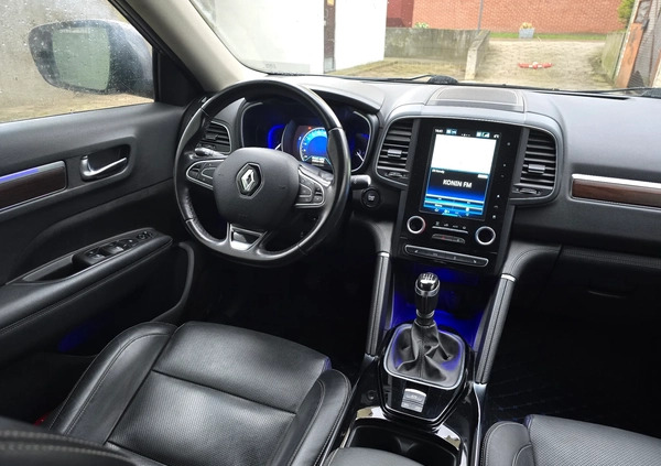 Renault Koleos cena 86900 przebieg: 86500, rok produkcji 2018 z Warszawa małe 781